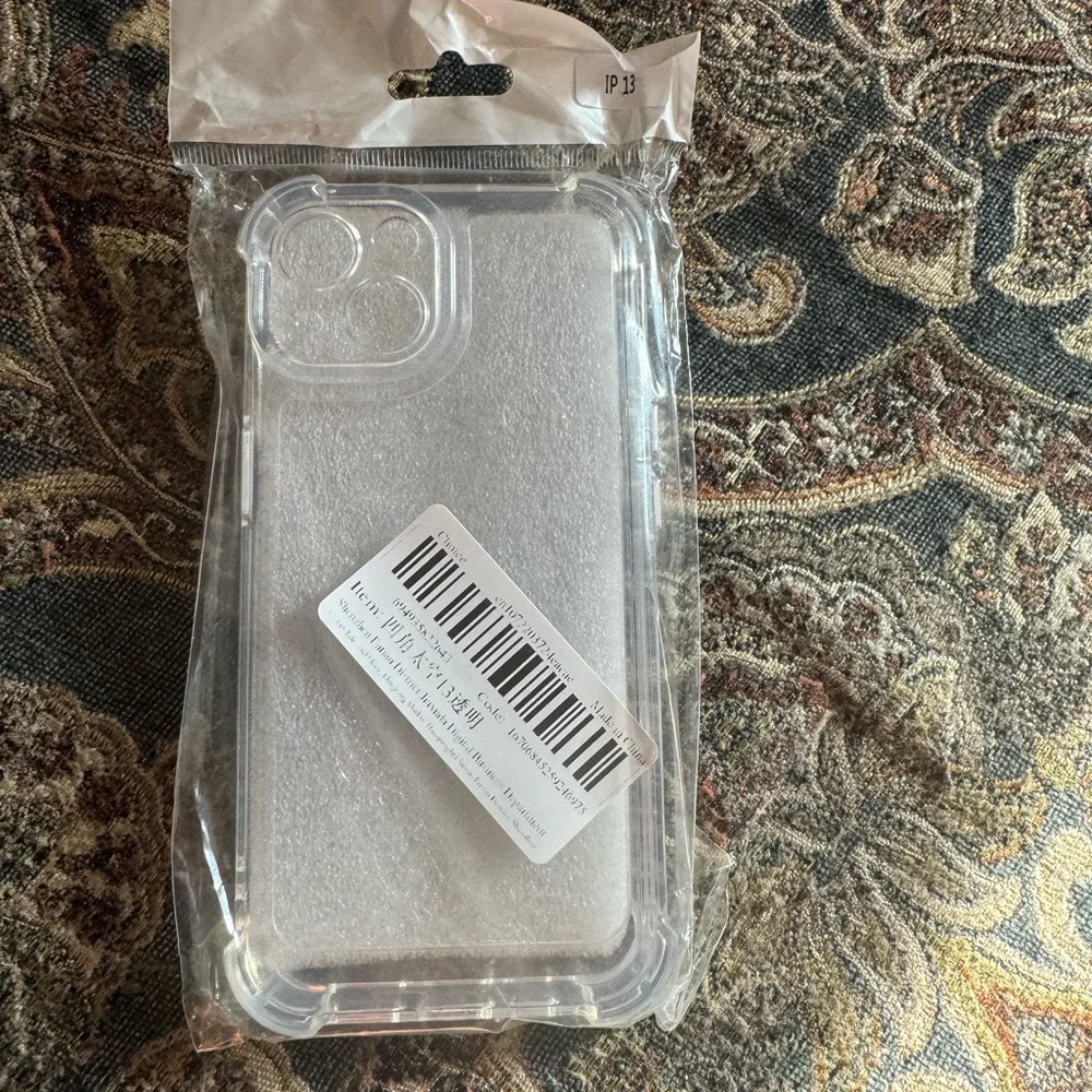 New Clear Plastic Cell Phone Case With Bumper Guards And Camera Protection
